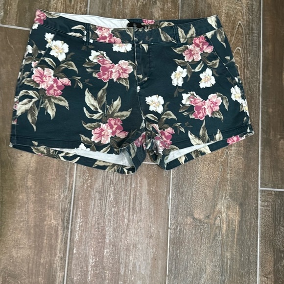 Volcom Floral High Waist Women's Shorts - Black, Pink, White - Picture 10 of 10